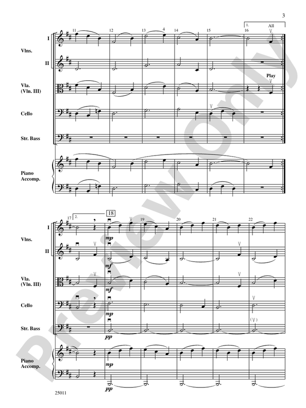 River of Dreams – String Orchestra Conductor Score & Parts (Digital Download)