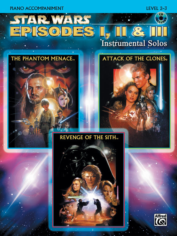 Star Wars EP 1-3 Inst Solos  Pno Acc BK/CD