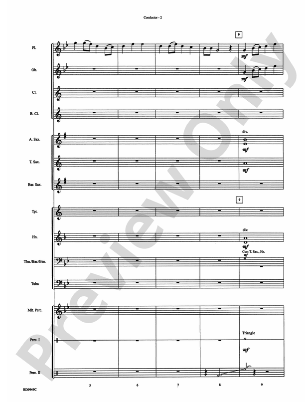 Ancient Spirits - Concert Band Conductor Score & Parts (Digital Download)