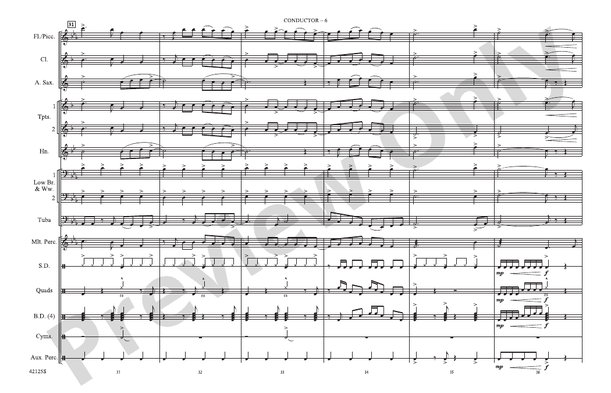 Still into You – Marching Band Conductor Score & Parts (Digital Download)
