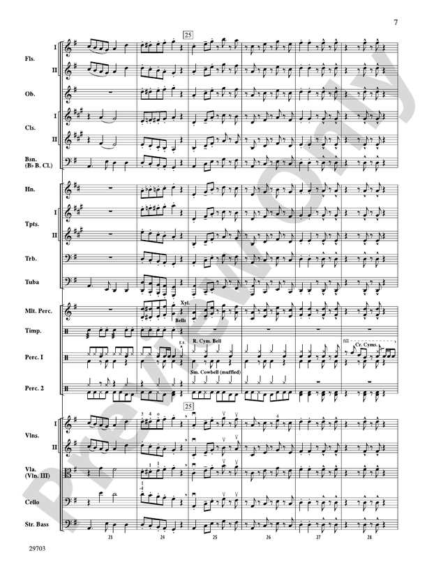 Fiesta Tropicale – Full Orchestra Conductor Score & Parts (Digital Download)