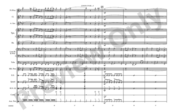 This Is Why – Marching Band Conductor Score & Parts (Digital Download)