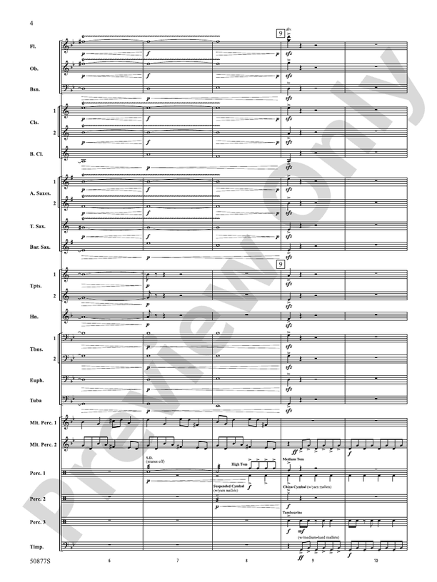 Soothsayer – Concert Band Conductor Score & Parts