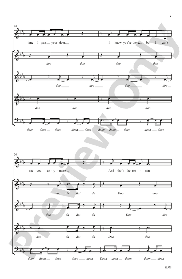 I Need Your Love – SATB divisi, a cappella Choral Octavo (Digital Download)