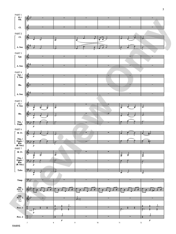 Among the Clouds – Concert Band Conductor Score & Parts (Digital Download)