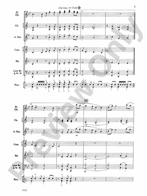 Cimarron Overture - Concert Band Conductor Score & Parts (Digital Download)