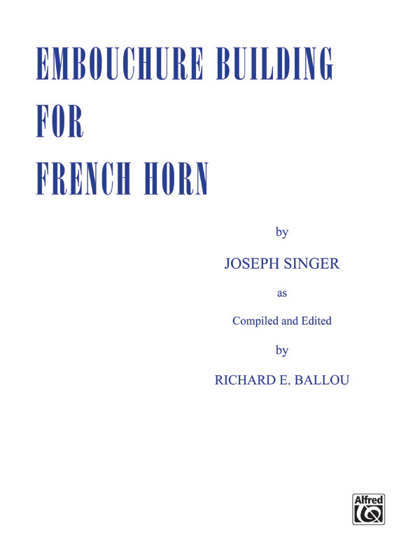 Embouchure Building for French Horn Sheet Music