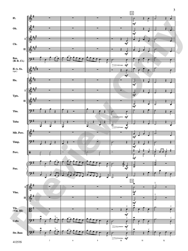 Gavotte – Full Orchestra Conductor Score & Parts (Digital Download)