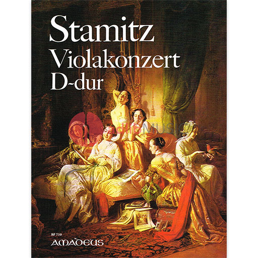 Stamitz C - Concerto in Dmaj Op1 - Viola/Piano Accompaniment edited by Druener Amadeus BP750