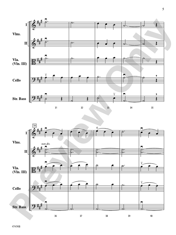 Sky Suite - String Orchestra Conductor Score & Parts (Digital Download)