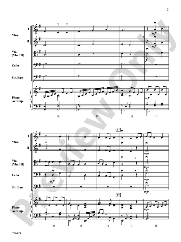 Appalachian Suite – String Orchestra Conductor Score & Parts (Digital Download)