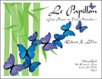 Le Papillon 4 Players/2 Marimbas - Richard Levan - Marimba HoneyRock Percussion Quartet Score/Parts