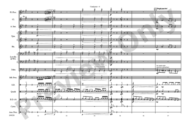 A New World, Movement One – Marching Band Conductor Score & Parts (Digital Download)