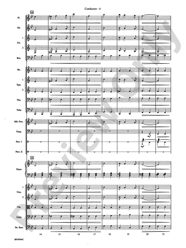 Commencement Suite – Full Orchestra Conductor Score & Parts (Digital Download)