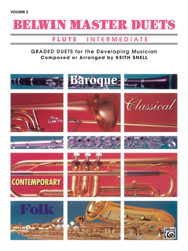BELWIN MASTER DUETS INTERMEDIATE BK 2 FLUTE
