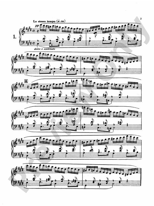 Faure - Theme and Variations, Op. 73 - Piano Solo (Digital Download)