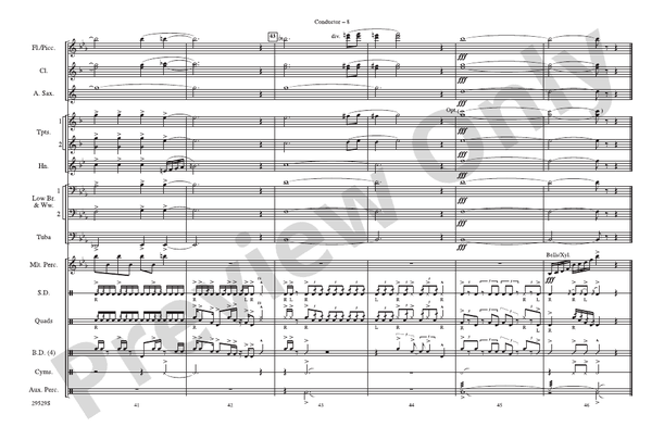 Gettysburg – Marching Band Conductor Score & Parts (Digital Download)