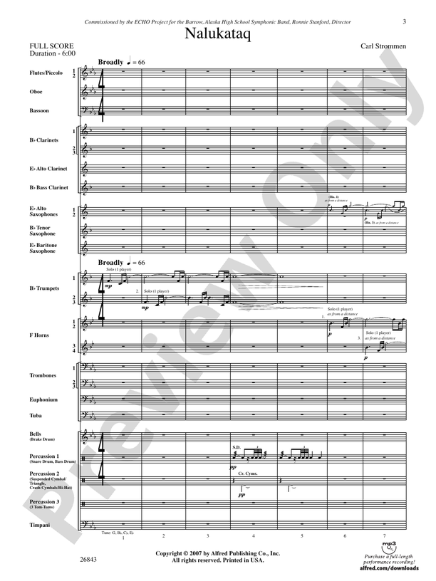 Nalukataq - Concert Band Conductor Score & Parts (Digital Download)
