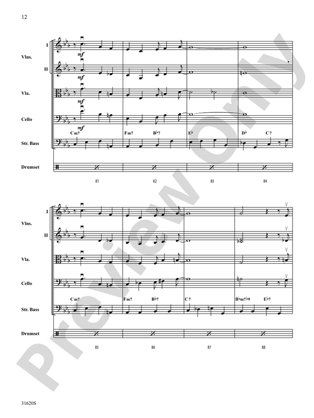 Li'l Darlin' - String Orchestra Conductor Score & Parts (Digital Download)
