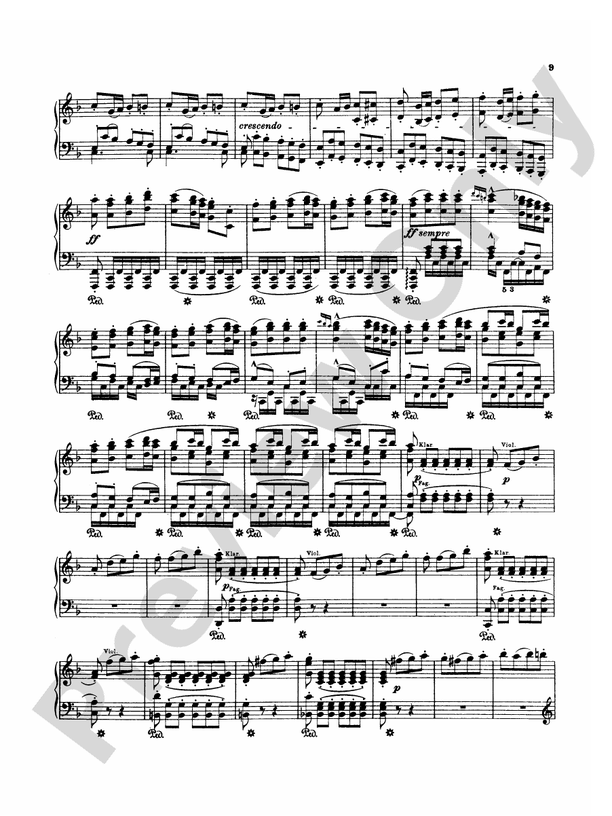 Beethoven - Symphonies (Nos. 6-9) (Arr. Franz Liszt) - Piano Solo (Digital Download)
