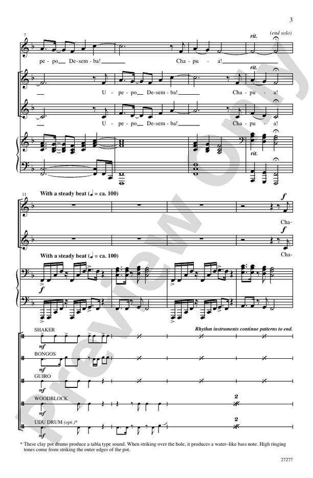 Chapua Kali Desemba (Chasing the Wild Winds of December - Swahili) – 2-Part Choral Octavo (Digital Download)