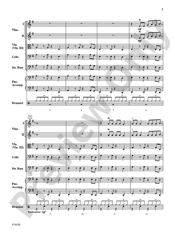 Feel It Still - String Orchestra Conductor Score & Parts (Digital Download)