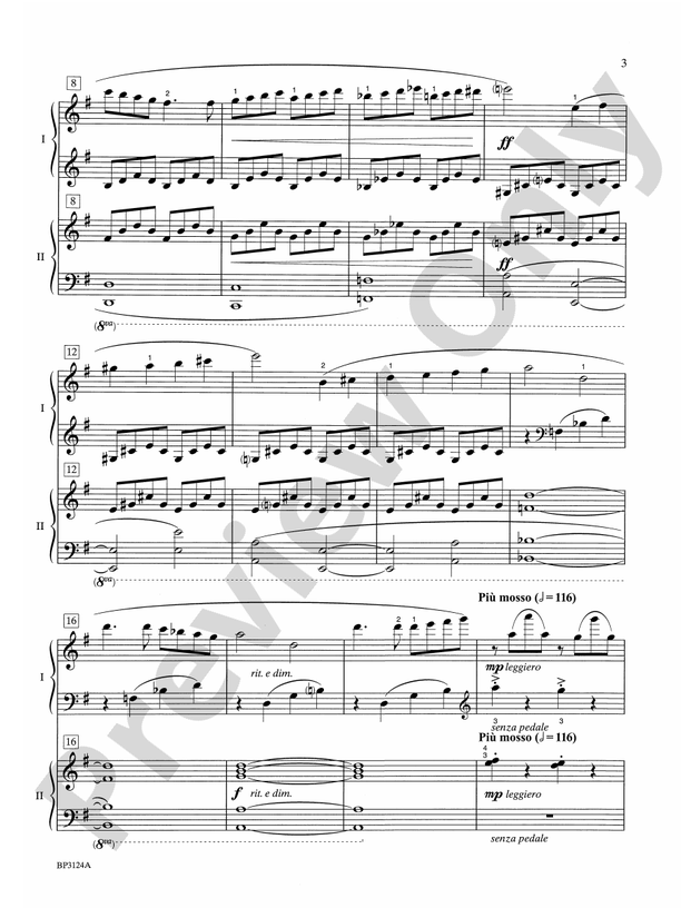 Concerto in G Major - 2 Pianos, 4 Hands (Digital Download)