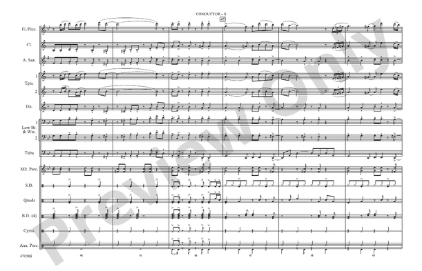 Havana – Marching Band Conductor Score & Parts (Digital Download)