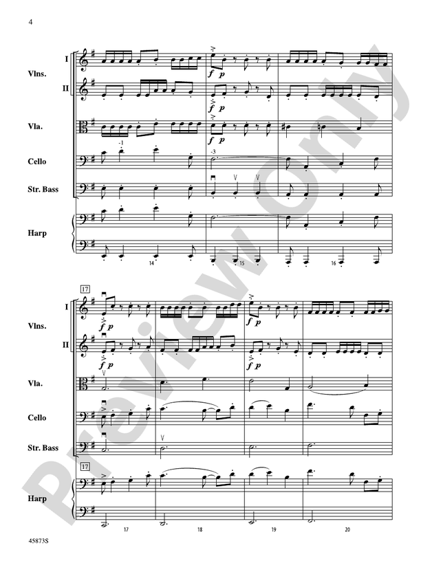 Rogue Rider - String Orchestra Conductor Score & Parts (Digital Download)