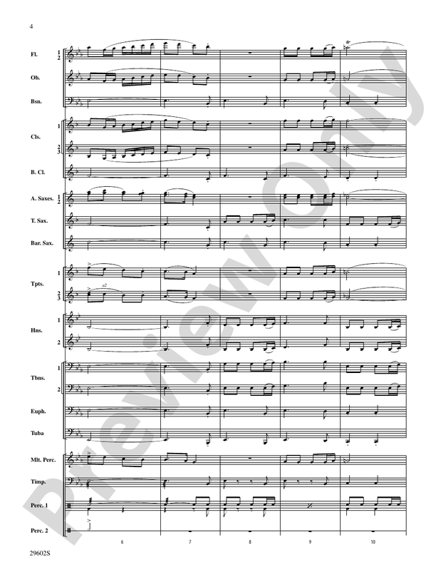 Joy to the World (Grade 3) - Concert Band Conductor Score & Parts (Digital Download)
