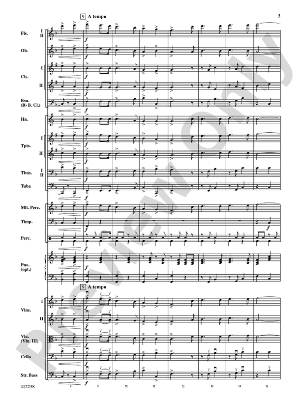 Joyful Holidays – Full Orchestra Conductor Score & Parts (Digital Download)