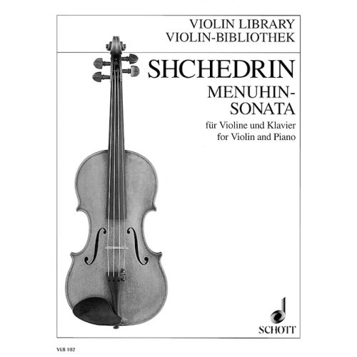 Shchedrin - Sonata - Violin/Piano Accompaniment Schott VLB102
