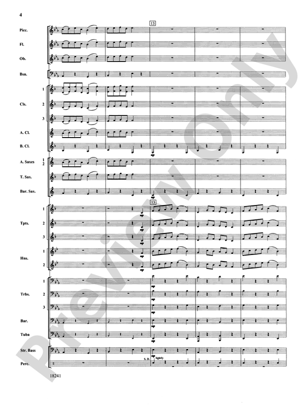 Canterbury Walk - Concert Band Conductor Score & Parts (Digital Download)