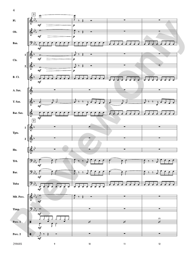 Gotta Be Somebody - Concert Band Conductor Score & Parts (Digital Download)