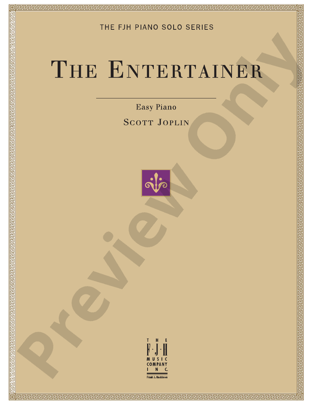 The Entertainer - Arr. Edwin McLean - DSM-DPS1031 - Piano (Digital Download)