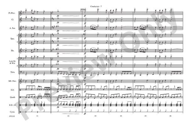 You Can't Always Get What You Want / Get Off of My Cloud – Marching Band Conductor Score & Parts (Digital Download)