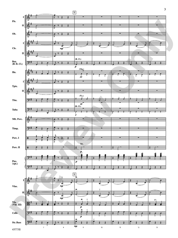The Beautiful Galatea – Full Orchestra Conductor Score & Parts (Digital Download)