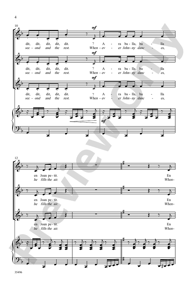 Joan Petit – SSA Choral Octavo (Digital Download)
