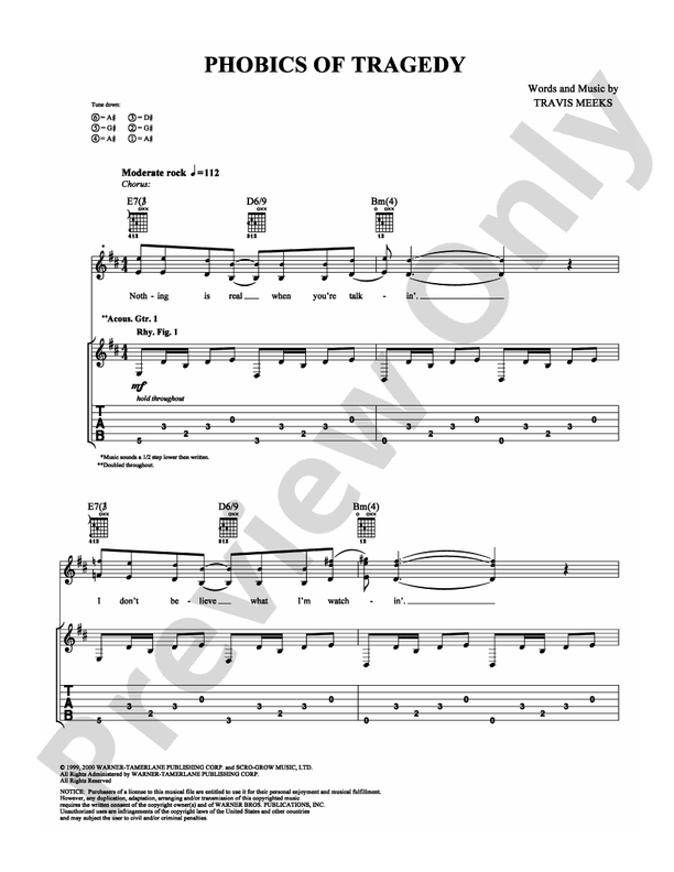 Phobics of Tragedy - Guitar TAB (Digital Download)