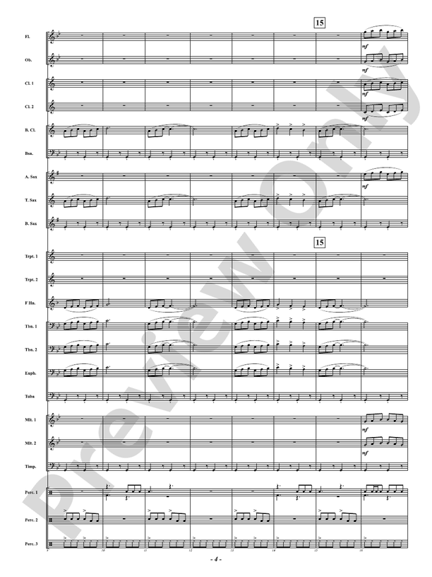 Escape Velocity - Concert Band Conductor Score & Parts (Digital Download)