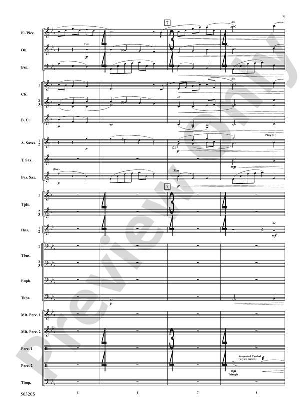 To Light - Concert Band Conductor Score & Parts (Digital Download)