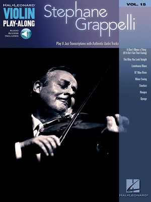Stephane Grappelli - Violin Play-Along Volume 15 - Violin Hal Leonard /CD