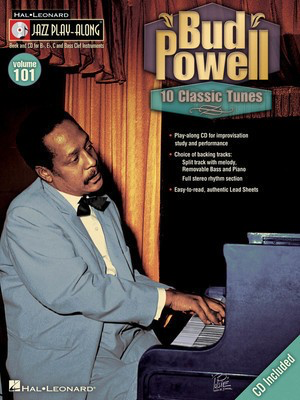 Bud Powell - Jazz Play-Along Volume 101 - Bb Instrument|Bass Clef Instrument|C Instrument|Eb Instrument Hal Leonard Lead Sheet /CD