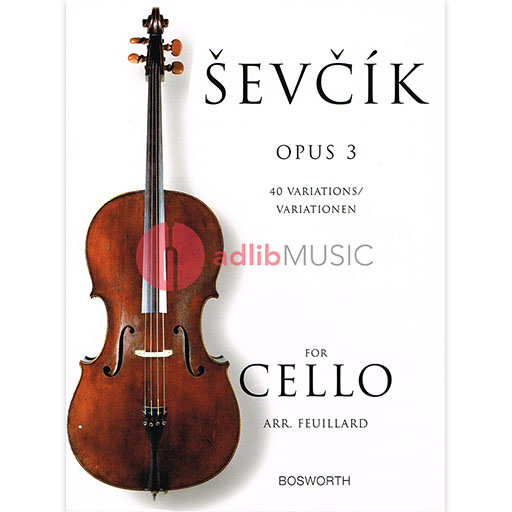 Sevcik - 40 Variations Op3 - Cello Bosworth BOE003550