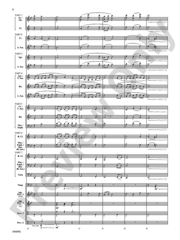 Among the Clouds – Concert Band Conductor Score & Parts (Digital Download)