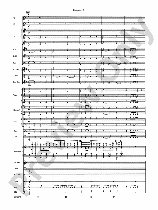 Tidings! (A Christmas Carol Fantasy) - Concert Band Conductor Score & Parts (Digital Download)