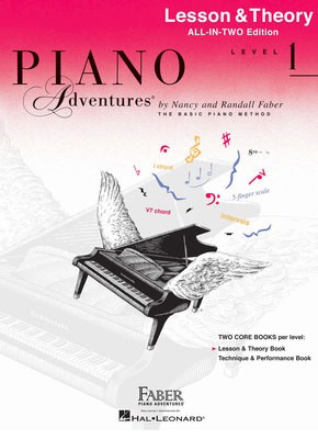 Piano Adventures All-In-Two Level 1 - Piano Lesson & Theory Book/OLA by Faber/Faber Hal Leonard 119901