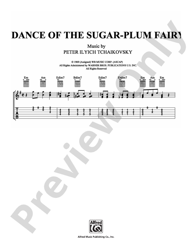Dance of the Sugar-Plum Fairy - Guitar TAB (Digital Download)