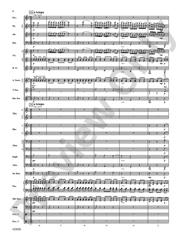 Air & Rigaudon - Concert Band Conductor Score & Parts (Digital Download)