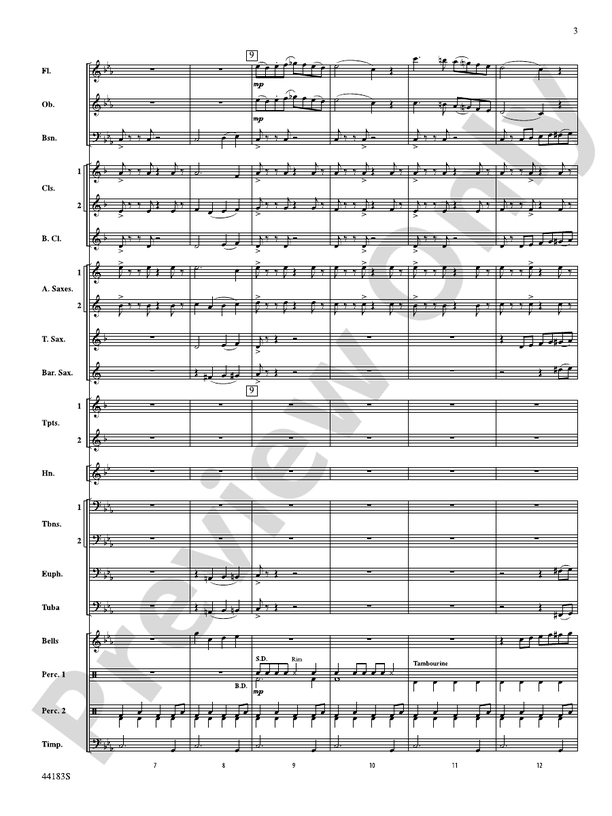 Cobra Dance - Concert Band Conductor Score & Parts (Digital Download)